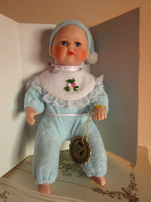 cadu rar papusa Collectable Doll Baby Boy Reinart Germania'80