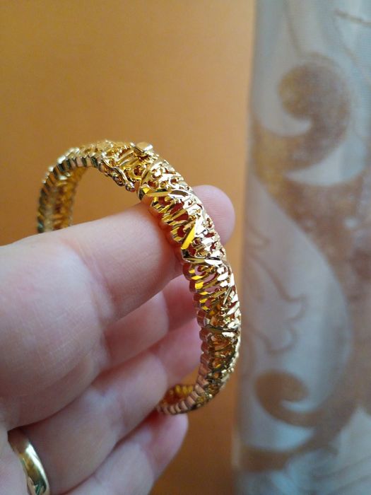 Brățară aurie otel galvanizat, NOUA