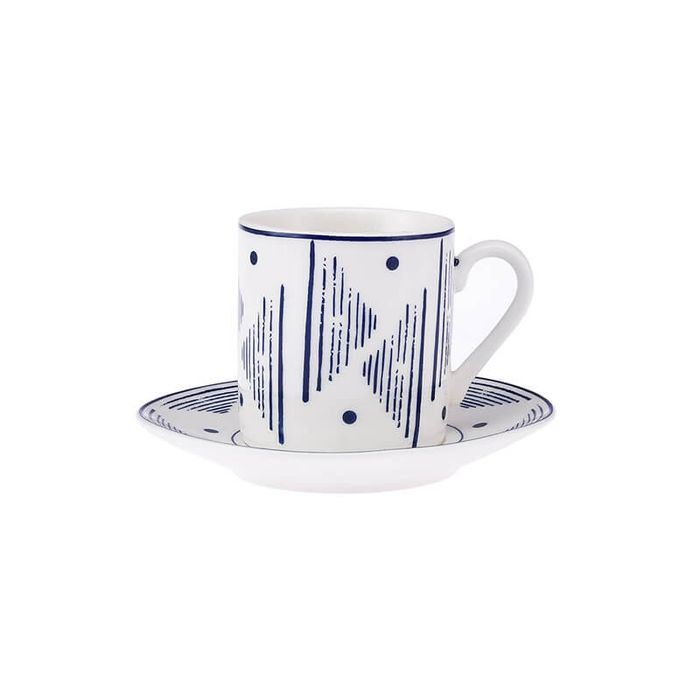 Порцеланов Комплект 6 чаши за кафе KARACA (Караджа),