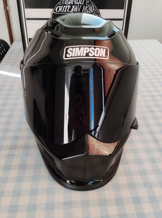 Casca Moto Simpson Bandit Outlaw Noua