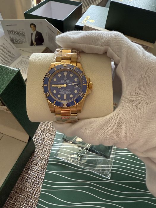 Часовник Rolex Submariner Date Събмаринър Дейт Синьо и Златно