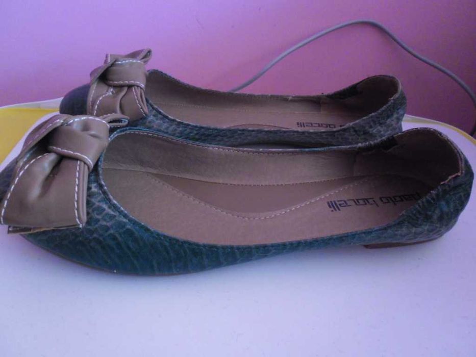 Дамски  пантофки в два цвята