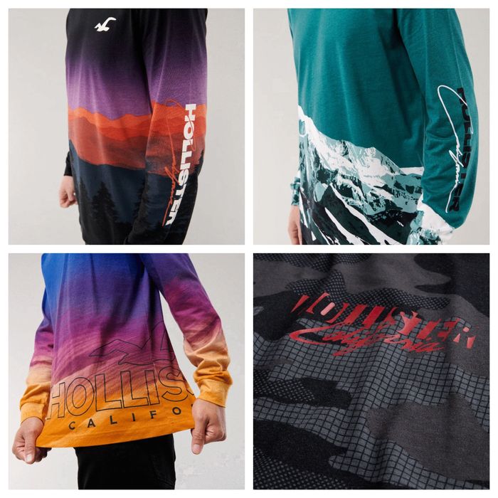 bluze barbati M,L Hollister