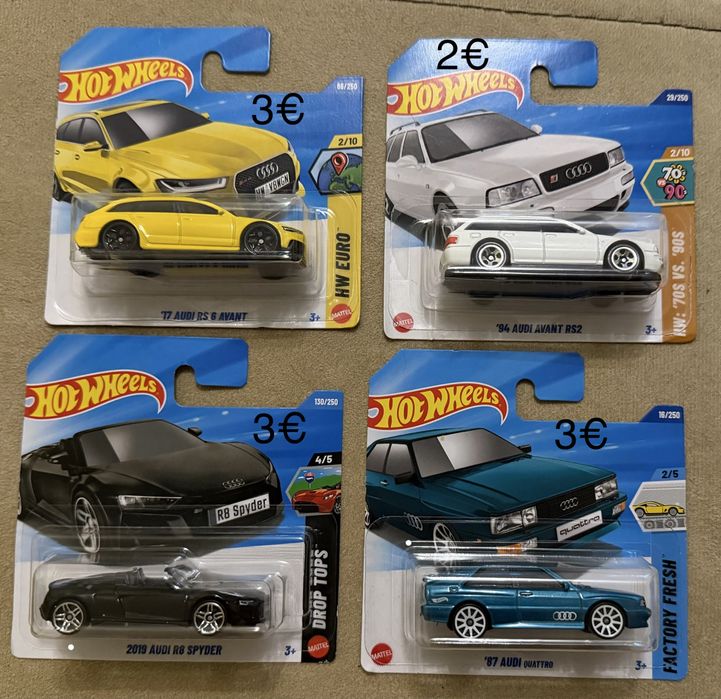 Hot wheels - Audi - 4бр