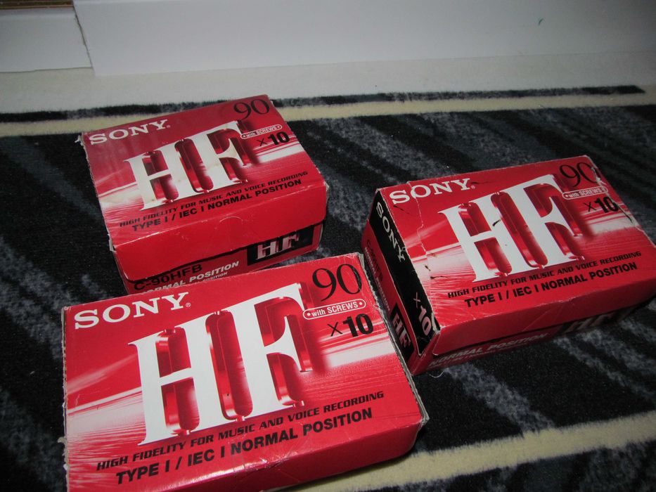 casete audio sigilate SONY HF de 60 sau 90 min