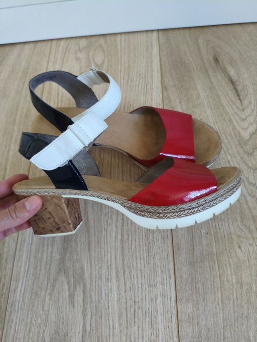 Sandale superbe piele Rieker, 37
