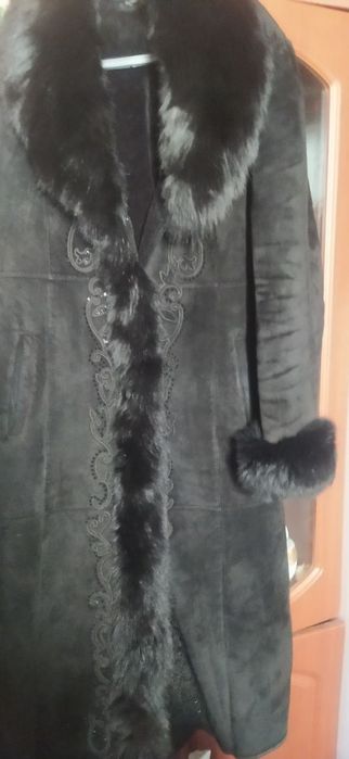 Шуба зимняя дублёнка