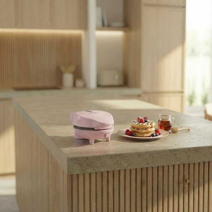 Мини гофретник Bestron 550W Незалепващо покритие Хладна на допир дръжк