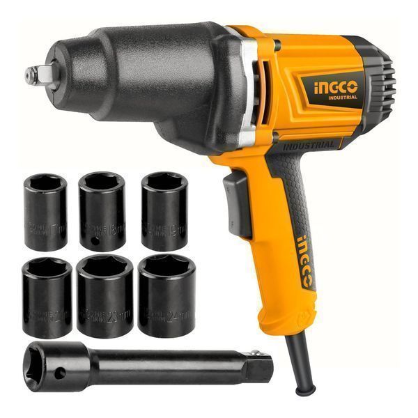 Електрически ударен гайковерт 1/2 550nm с комплект ударни вложки 17-24