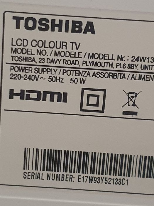 Телевизор Toshiba 24"