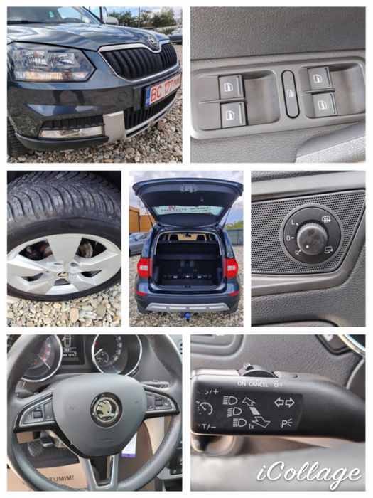 Skoda Yeti Outdoor 2.0 TDI | Euro 6 | Cârlig | 199.000 KM | RATE cu AVANS 0!| Garanție!