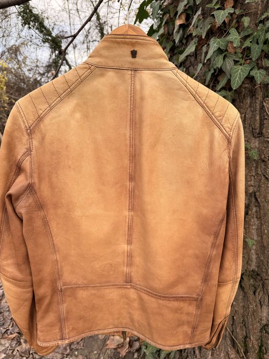 Мъжко кожено яке М размер Massimo Dutti