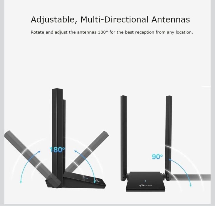 TP-Link Archer TX20U Plus | Wi-Fi 6 USB адаптер AX1800 | Dual Band
