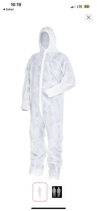 Медицинский комбинезон одноразовый