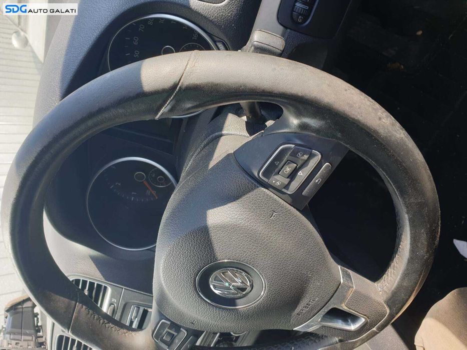 Volan Piele 3 Spite FARA Airbag cu Comenzi Volkswagen Sharan 2010 - 2015 [Q2045]