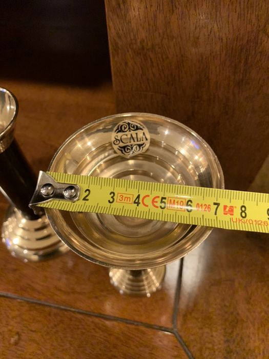 Set sfesnice bronz/alama vechi/antic made in Franta