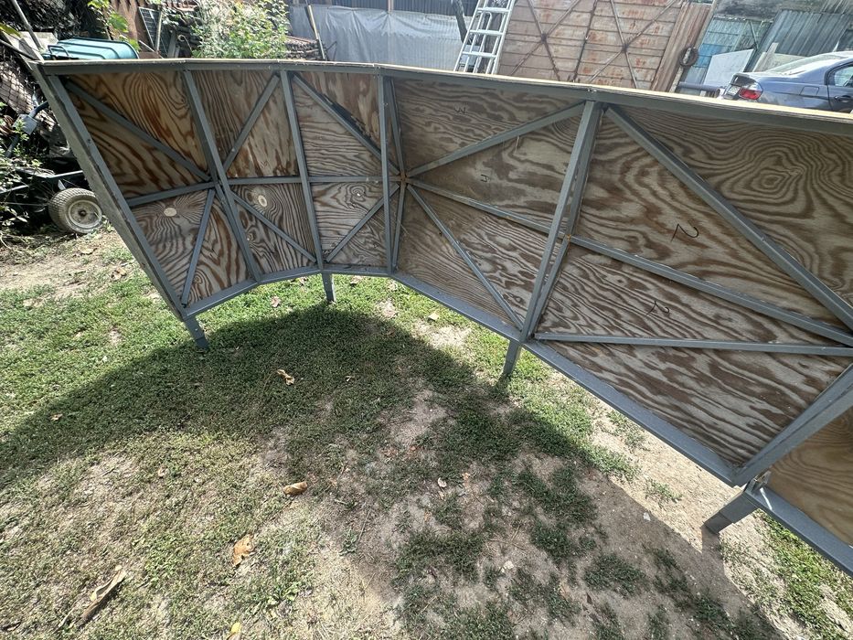 Дървен бар от два модула