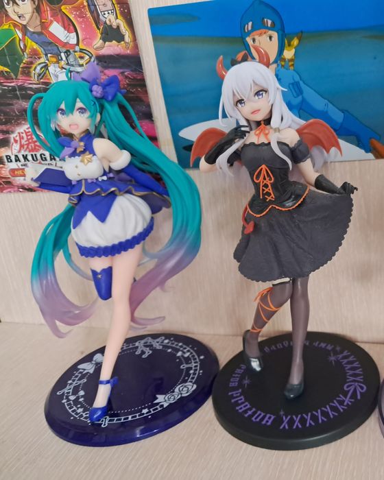 Аниме фигурки Tensura, Bofuri, Miku, Elaina