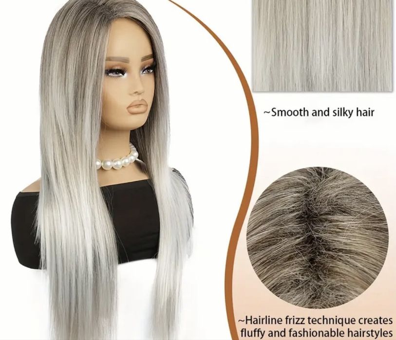 Peruca gri spre blond