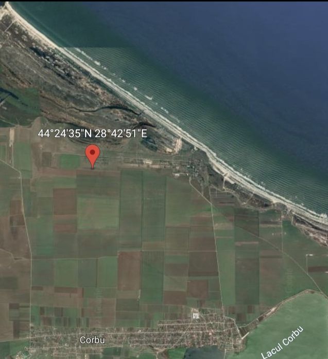 Teren de vanzare - Corbu - prima linie la mare - plata in rate