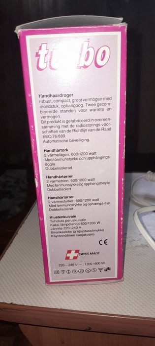 Продам фен п-во Щвейцария.