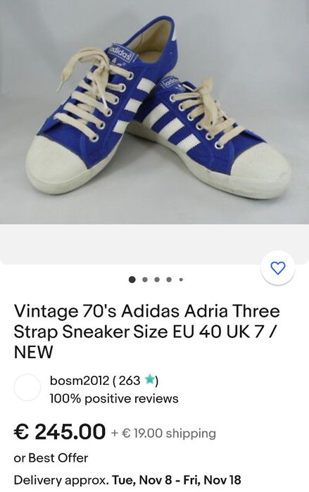 Sneakers Adidas Adria Anii 70' Exclusive EU 44 2/3 Bucuresti