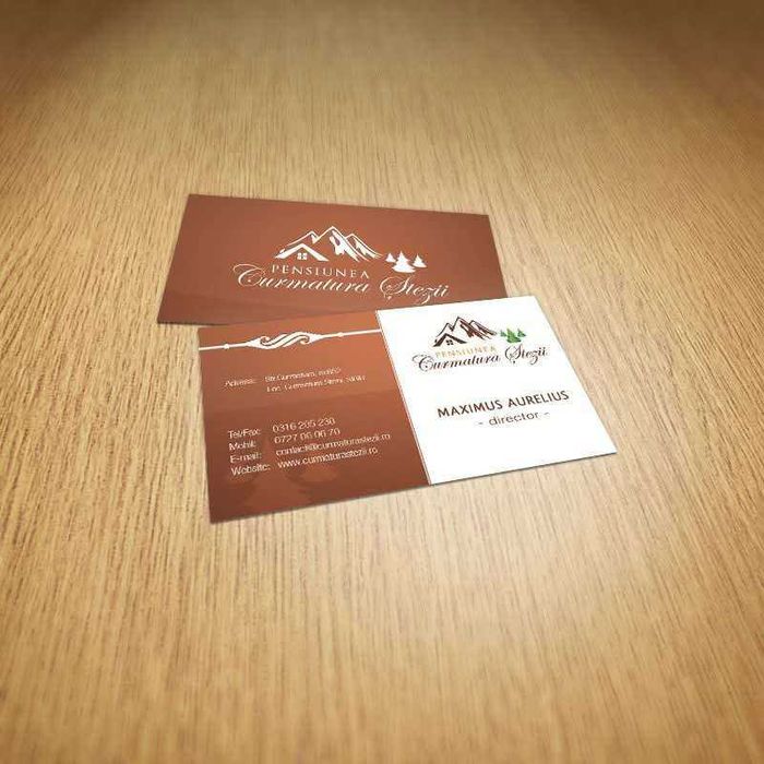 Creez carti de vizita, invitatii nunta/botez, meniuri - Design Grafic