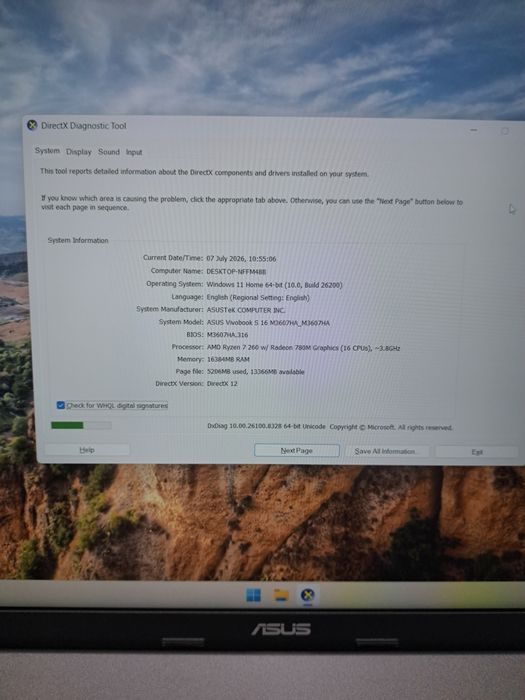 Asus Vivobook S16