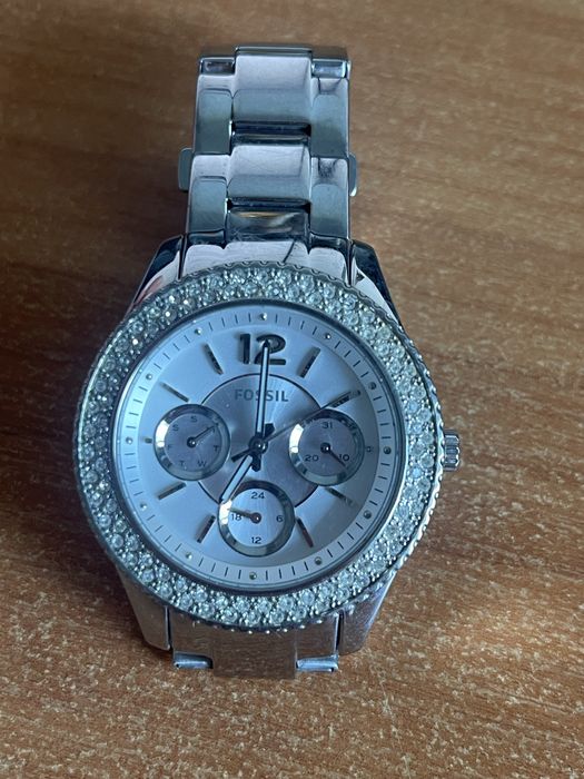 Часовник Fossil Cecile сребрист