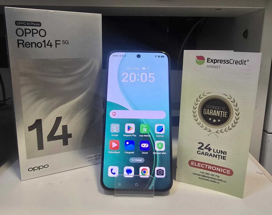Telefon Oppo Reno14 F 5G (AG32 B27977.1) 2 ANI GARANTIE!