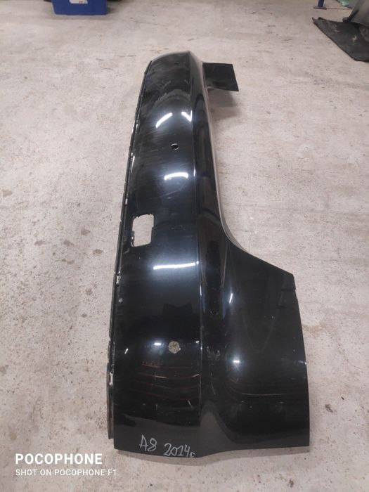 Задна броня - горна част  Audi A8 D4/ Ауди А8 Д4 2014г. Със Забележка!