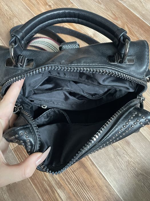 Сумка-рюкзак кожанная