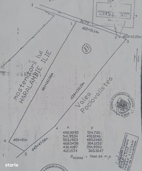 LAGUNA ALBASTRA-CORBEANCA,Teren edificabil in suprafata de 7511 mp