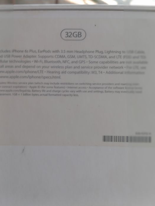 Iphone 6S plus  idial