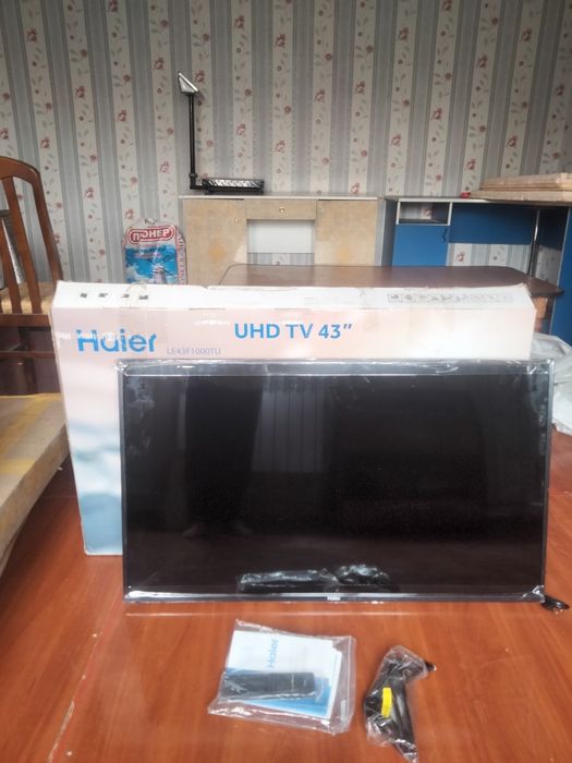 Срочна!!!  "Haier" смарт тв коробкасы ашылмаған жаңа