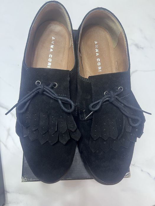 Loafers Anna Cori piele