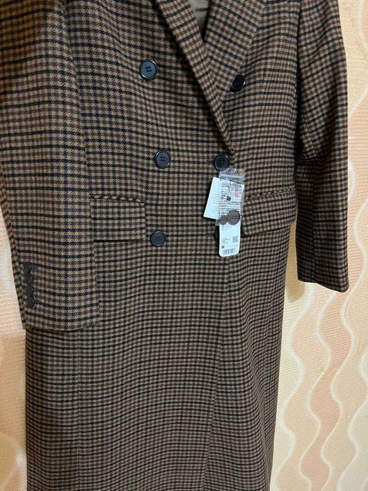 Милое длинное шерстяное пальто японский оригинал