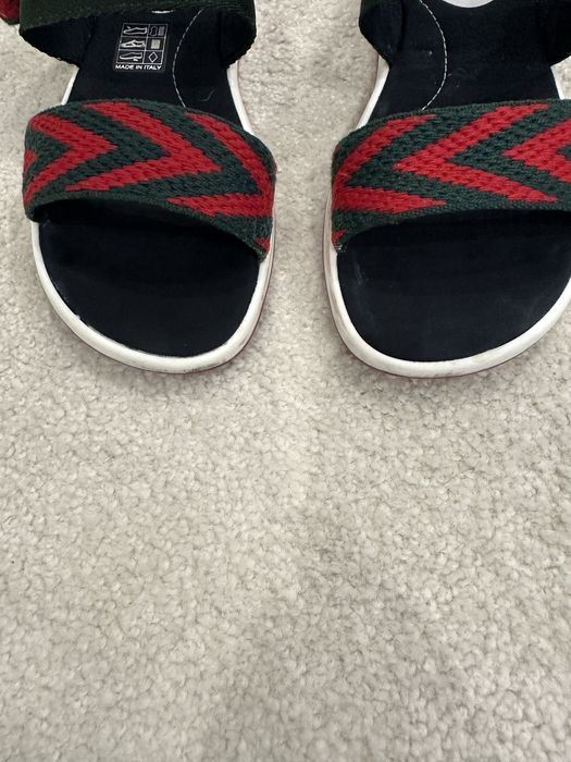 Детски кожени сандали за момиче на Gucci