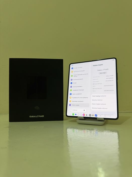 Samsung Z Fold 5 (24/512) ideal aybi yoq srochna