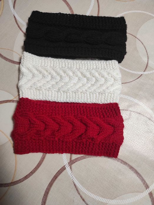 Bentițe tricotate manual