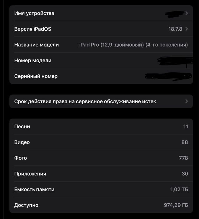 Ipad Pro 12,9 (4-го поколения)