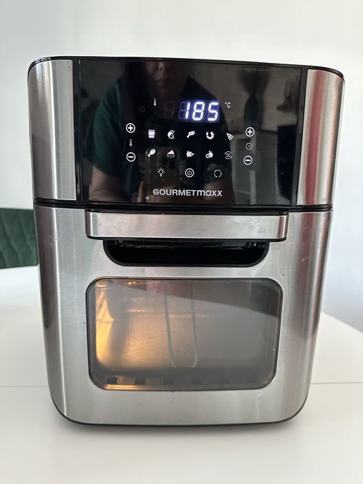 Friteuza cu aer cald GourmetMaxx, Digital, 12 l, Negru