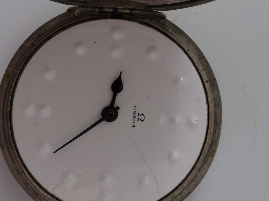 RRR Omega pocket watch/Омега произведен за незрящи хора