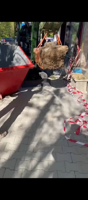 Услуги с мини багер и самосвал