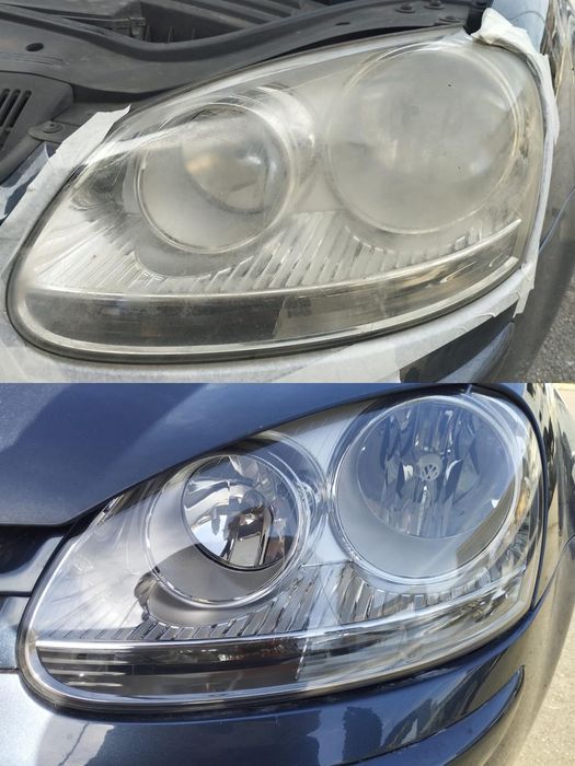 Polish prin polimerizare (faruri/stopuri)