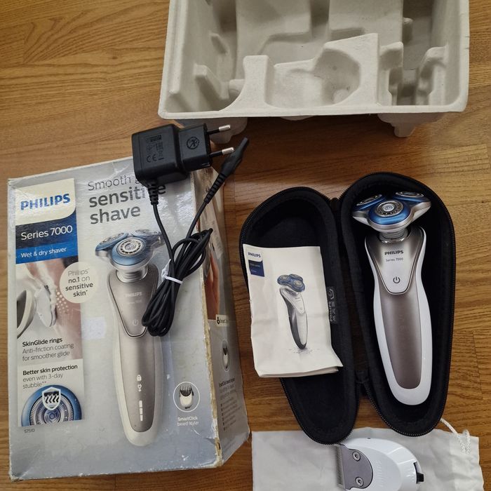Aparat de ras Philips S7510/41, Lame duble Super Lift Seria 7