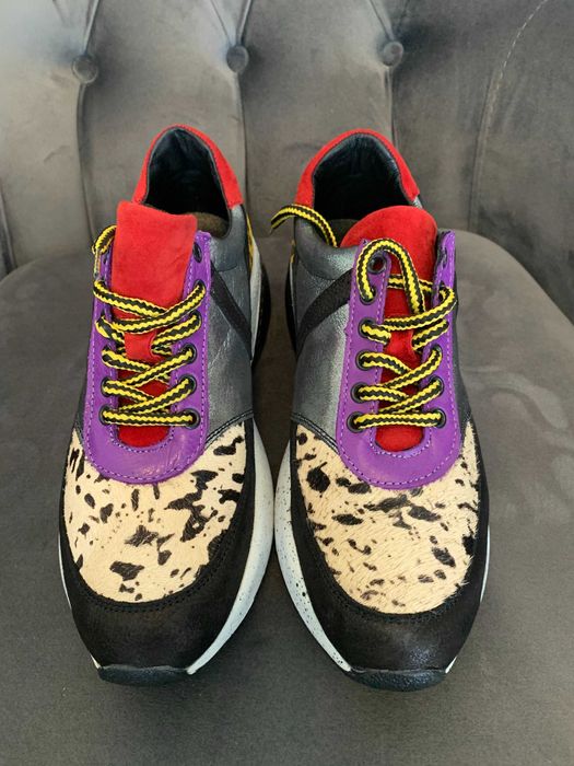 Маратонки естествена кожа