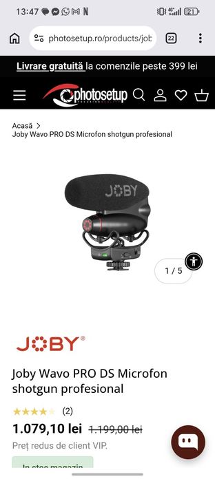 Microfon Joby Wavo pro NOU