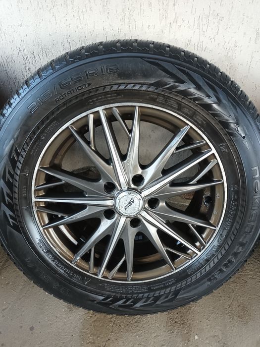 Roți cu cauciucuri de iarna  R17 folosite pe TIGUAN