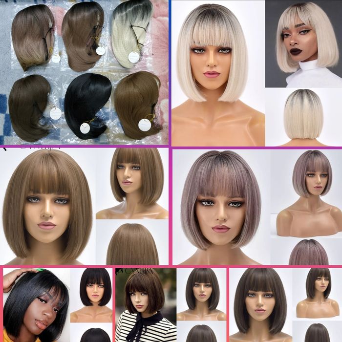 Парики, хвосты, накладные волосы. Термостойкие.